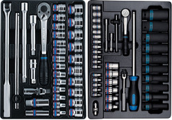 Набор инструментов в красной тележке, 173 предмета KING TONY 932-000AMR
