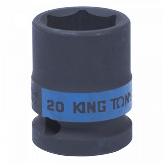 Торцевая головка ударная 1/2", 20 мм king tony 453520M