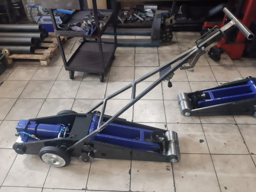 Домкрат пневмогидравлический подкатной 20т. ДПГМ20. Аналог HPG-820 Nenab (Швеция).