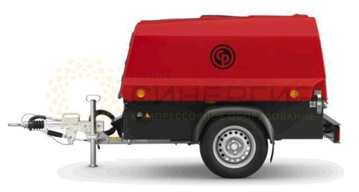 Передвижной компрессор Chicago Pneumatic CPS175 на шасси