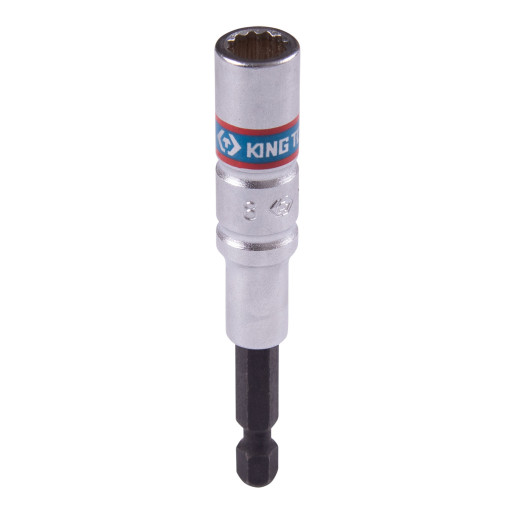 Головка для шуруповерта двенадцатигранная 1/4", 8 мм, L = 80 мм KING TONY 76B808M