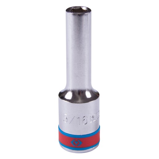 Головка торцевая глубокая шестигранная 1/2", 5/16", дюймовая KING TONY 423510S