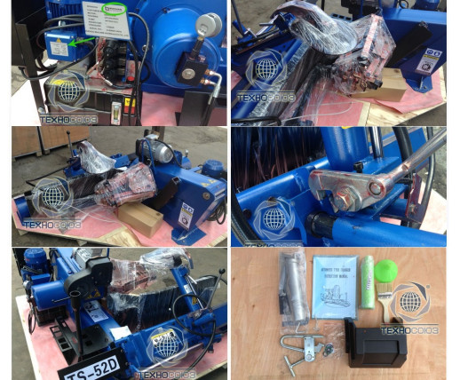 Комплект TS-52D Шиномонтажный стенд грузовой c удлинителями 14-52+TS-850 Балансировочный станок 380V