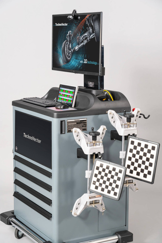 Стенд сход-развал 3D для грузовиков, до 4-х осей одновременно Техно Вектор 7 Truck P 7204 HT S