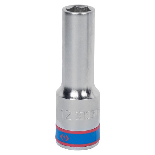 Головка торцевая глубокая шестигранная 1/2", 12 мм KING TONY 423512M