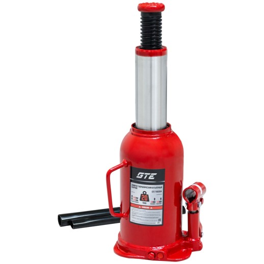 Домкрат бутылочный 20т 235-445мм GTE GTE-TH92004