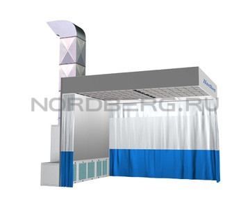 Пост подготовки к окраске с колоннами NORDBERG NB100B