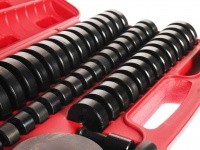 НАБОР ОПРАВОК ДЛЯ ВЫПРЕССОВКИ ПОДШИПНИКОВ, ВТУЛОК, САЛЬНИКОВ 18-74ММ 50 ПРЕДМЕТОВ В КЕЙСЕ JTC-4856