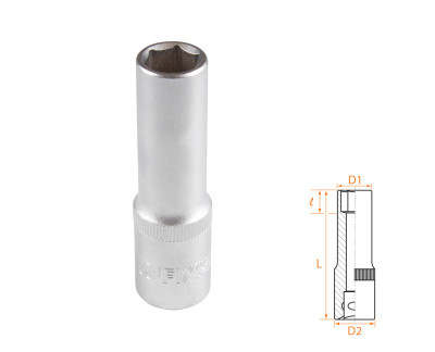 Головка торцевая глубокая шестигранная 1/2", 13 мм AFFIX AF00140013