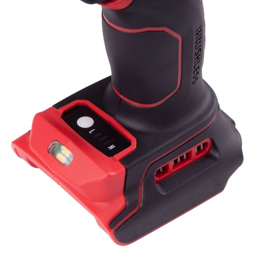 Гайковерт аккумуляторный ударный 1/2", 1700 Нм, 18 В, кейс, в комплекте фонарь MIGHTY SEVEN DW-402AL