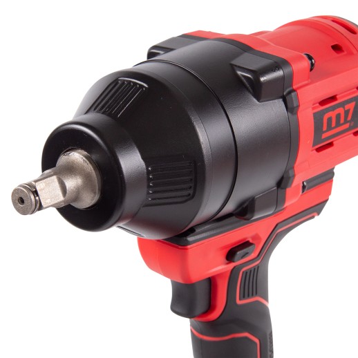 Гайковерт аккумуляторный ударный 1/2", 1700 Нм, 18 В, кейс, в комплекте фонарь MIGHTY SEVEN DW-402AL