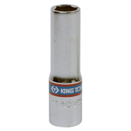 Головка торцевая глубокая шестигранная 3/8", 11 мм KING TONY 323511M