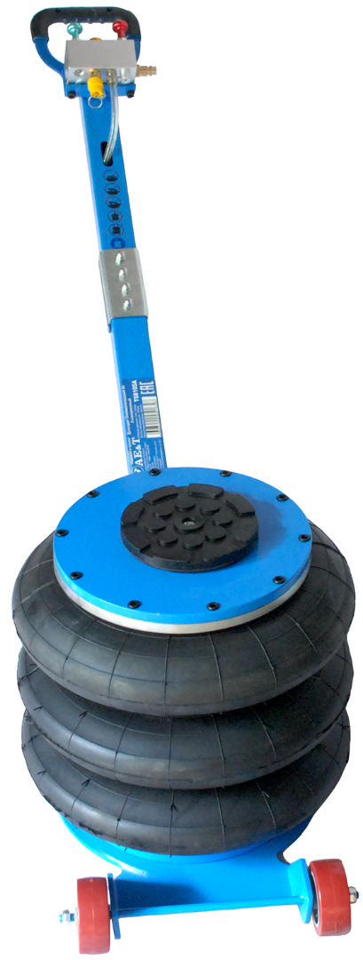 3-секционный домкрат T08105A пневматический с ручкой 5т AE&T