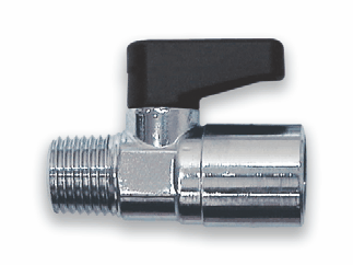 Вентиль мини шаровый m1/4"- f1/4" A311/3