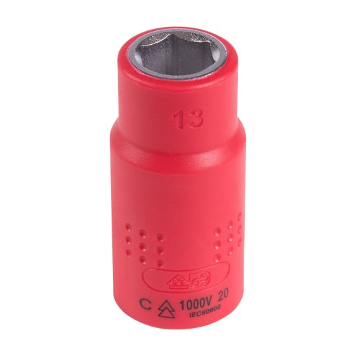 Головка торцевая диэлектрическая шестигранная 1/2", 13 мм KING TONY 4335VE13M