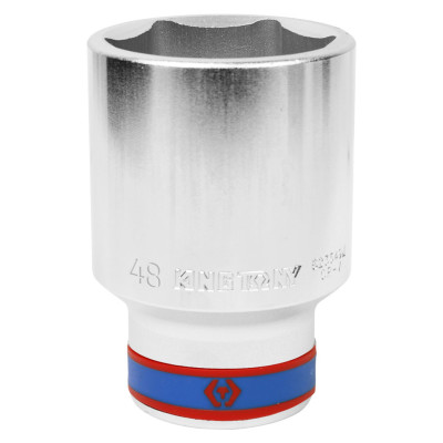 Головка торцевая глубокая шестигранная 3/4", 48 мм KING TONY 623548M