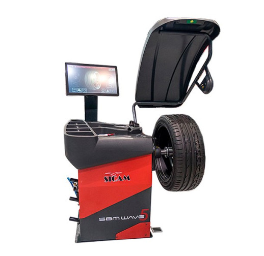 Sicam SBM WAVE5 TOUCH AWL Балансировочный станок, сенсорный монитор, внешний лазерный указатель