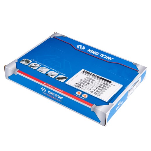 Набор отверток диэлектрических, ложемент, 12 предметов KING TONY 9-30612MRV