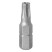 Вставка (бита) торцевая 1/4", Torx, T10, L = 25, с отверстием KING TONY 102510U