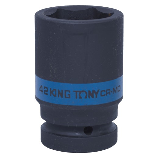 Головка торцевая ударная глубокая шестигранная 1", 42 мм KING TONY 843542M