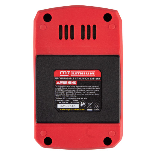 Гайковерт аккумуляторный ударный 1/2", 1600 Нм, 18 В MIGHTY SEVEN DW-406A