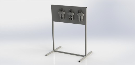 Стойка для пневматических насосов и пневматики (для сборочных производств)