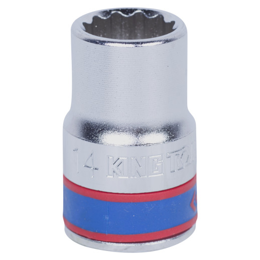 Головка торцевая стандартная двенадцатигранная 1/2", 14 мм KING TONY 433014M