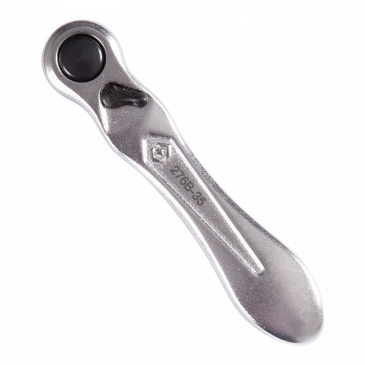 ТРЕЩОТКА 1/4", 88 ММ, 60 ЗУБЦОВ, ФЛАЖКОВАЯ, ДЛЯ ВСТАВОК (БИТ) KING TONY 276B-0225