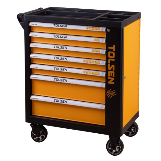 Набор инструментов "CHAMPION" в черной тележке, 239 предметов TOLSEN TT85416