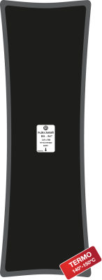 RS-547 (термо) Пластырь металлокордовый  145х580мм RS.547.T.3.