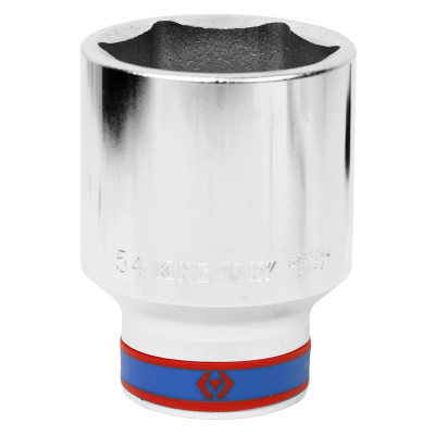 Головка торцевая глубокая шестигранная 3/4", 54 мм KING TONY 623554M