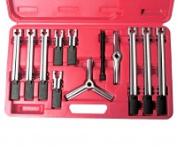 НАБОР СЪЕМНИКОВ 2-3-Х ЛАПЫХ 100, 200, 250ММ 12 ПРЕДМЕТОВ В КЕЙСЕ JTC JTC-4659