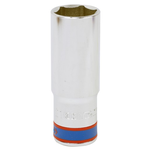 Головка торцевая глубокая шестигранная 1/2", 21 мм KING TONY 423521M