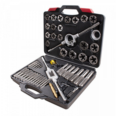 Набор метчиков и плашек SK-5 1/4""-1"", кейс, 51 предмет 351-10051C