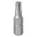 Вставка (бита) торцевая 1/4", Torx, T27, L = 25, с отверстием KING TONY 102527U