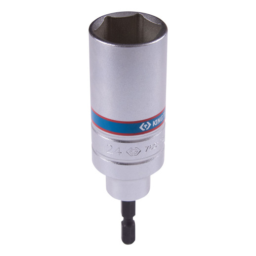 Головка для шуруповерта шестигранная 1/4", 24 мм, L = 110 мм KING TONY 76C1124M
