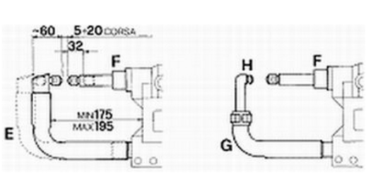 Изогнутое плечо для 3323 (тип E) Tecna 4883
