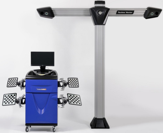 Комплект F4D-4 Подъемник 4-хст. г/п 4т,эл/гидр. с траверсой+V 7202 TAB Стенд сход-развал 3D