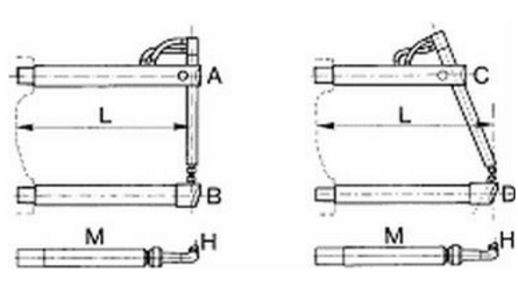 Верхнее прямое плечо 508мм Tecna 4878