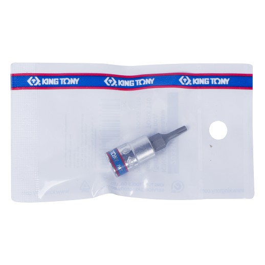 Насадка (бита) торцевая 1/4", Torx T10, L = 37 мм KING TONY 203310