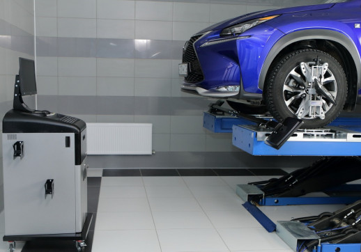 Комплект TS-1107 Ножничный,заглубляемый, для развала 3,5т+T6202 Стенд сход развал 3D