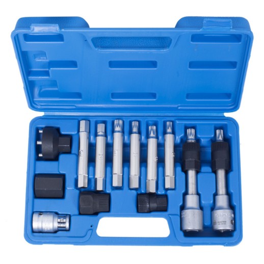 Набор специальных головок и насадок для шкива генератора, кейс, 13 предметов МАСТАК 106-10013C