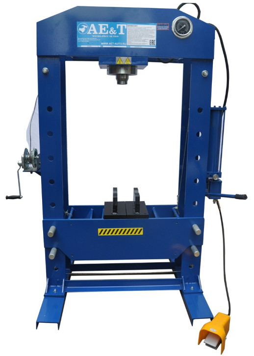 Пресс T612100A AE&T с ручным и пневмоприводом