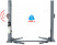 Подъемник 380V 2х стоечный 4,5т (серый) NORDBERG N4124AM-4,5G