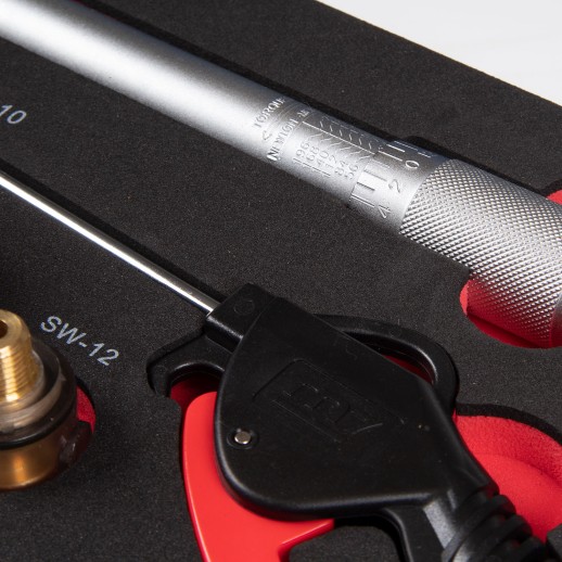 Набор пневмоинструмента 1/2" с принадлежностями, кейс, 41 предмет MIGHTY SEVEN NC-4255QC