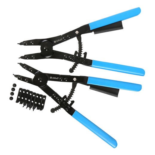 Съемник стопорных колец 2шт со сменными носами 16 TA-H1037