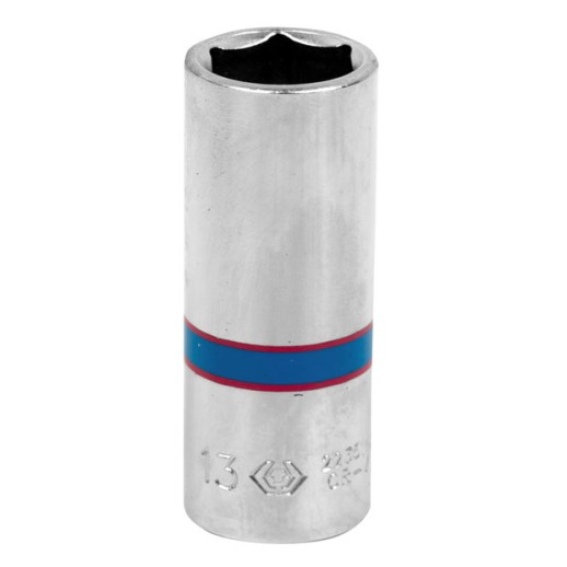 Головка торцевая глубокая шестигранная 1/4", 13 мм KING TONY 223513M