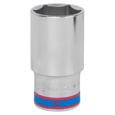 Головка торцевая глубокая шестигранная 1/2", 32 мм KING TONY 423532M