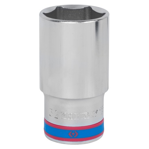 Головка торцевая глубокая шестигранная 1/2", 32 мм KING TONY 423532M