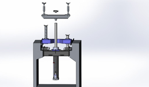 Навесной ямный подъемник 15т. 800мм. КПН15Р800